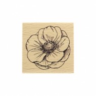 Sello de madera y caucho SKETCHED FLOWER Florileges FE117081