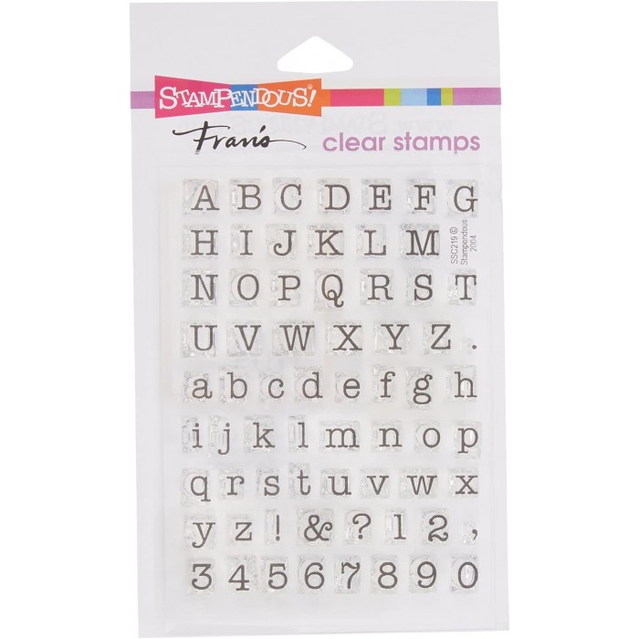 Sello Stampendous  Smal TYPE ABC-CLEAR STAMPS