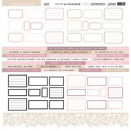 Colección de papeles 12x12 LA VIE EN ROSE Florileges FDPI124011
