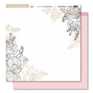 Colección de papeles 12x12 LA VIE EN ROSE Florileges FDPI124011