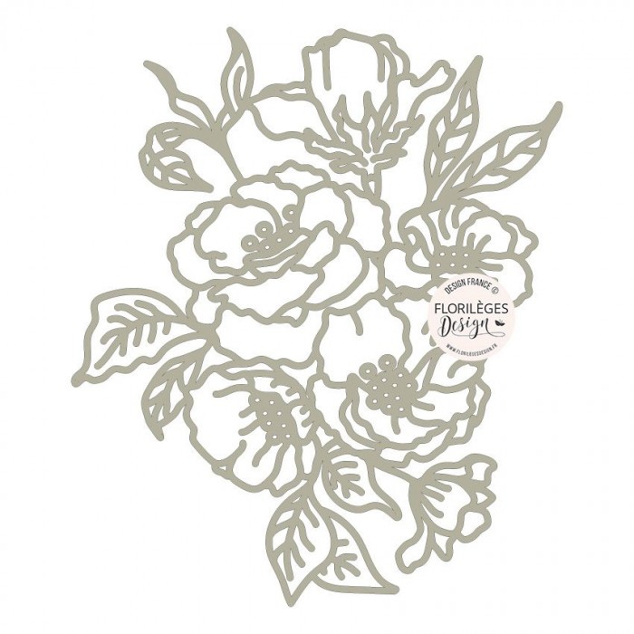 Stencil FLORAL COMPOSITION Florileges FDS223001