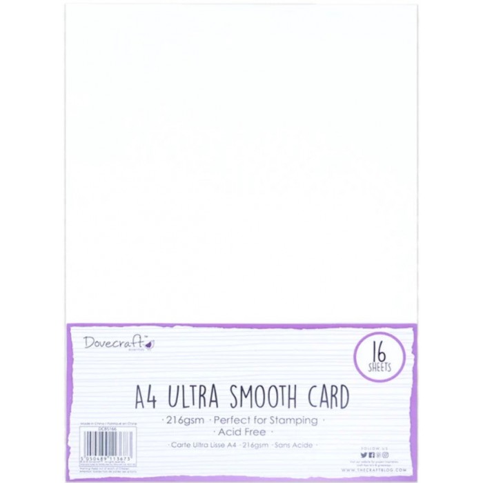 Pad de cartulinas ultra lisas Premium A4 White 16 hojas