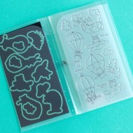 Carpeta almacenamiento Kimidori Colors 4.25x8" Puntos Mint