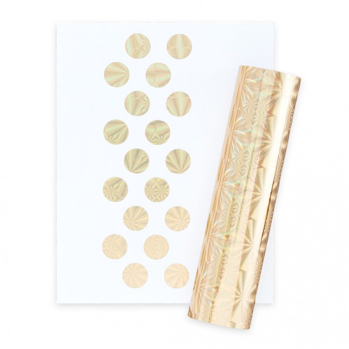 Rollo de foil por unidad Glimmer Hot Foil Roll - Starburst GLF-029