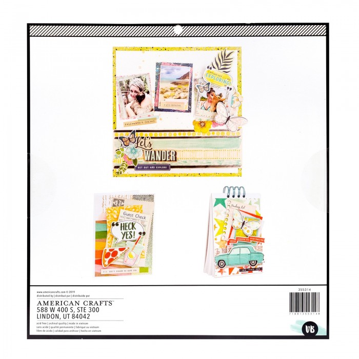 PAPER PAD VB  LET'S WANDER 6x8in (chico)