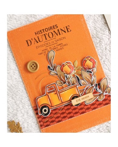 Set de sellos de silicona Florileges FDCL321004.