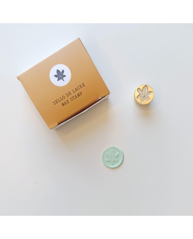 Mini sello de lacre sin mango Hoja de otoño de Mintopía Mini sello de lacre sin mango Hoja de otoño de Mintopía