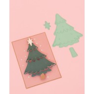 Troquel árbol Holly Jolly