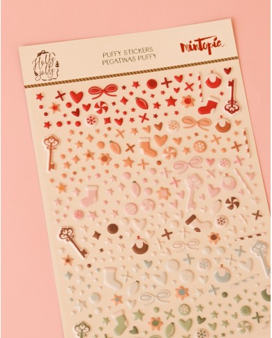 Pegatinas puffy básicas Holly Jolly VVMT030006
