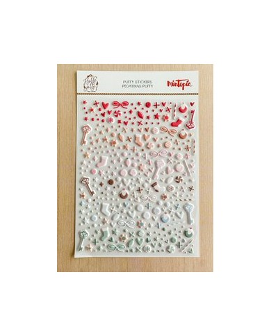 Pegatinas puffy básicas Holly Jolly VVMT030006