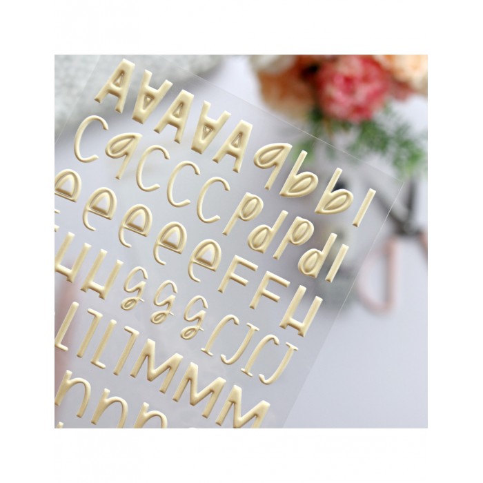 Alfabeto puffy Honey  vintage Aluacid