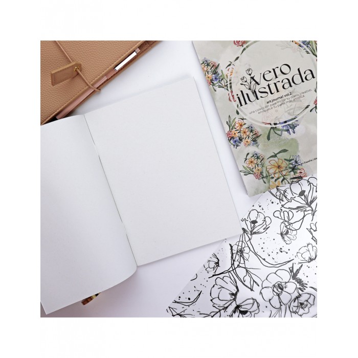 Cuadernillo A5 Art Journal 2.0. Para Lulidori Vero Ilustrada