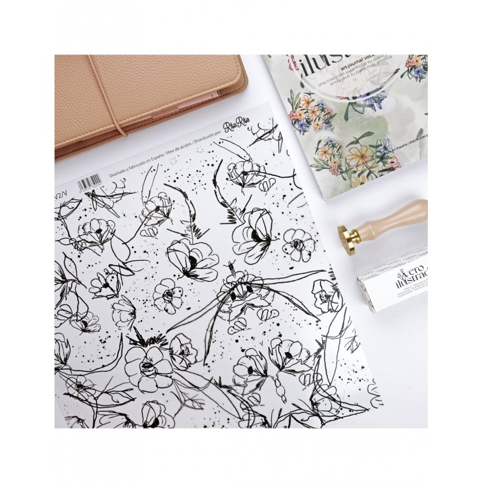 Acetato impreso Art Journal 2.0, de Vero Ilustrada
