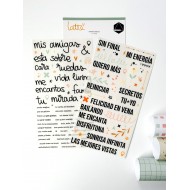 Transferibles o Rubbons LATTE
