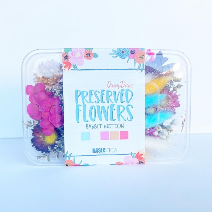 Flores preservadas para manualidades y decoración - Rabbit Edition