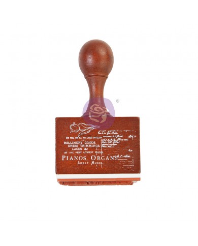 Sello de madera y caucho French Blue Collection Wooden