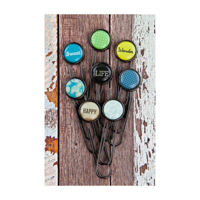 Clips variados TYPEWRITER KEYS – FREE SPIRIT