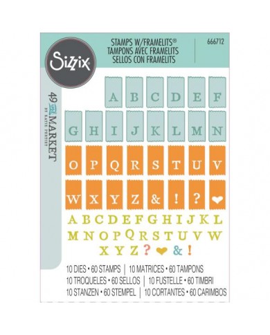 Clear Stamps With Framelits Die By 49 And Market Sizzix A5