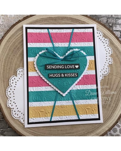 Carpeta de Embossing 3D Spellbinders 5.5"X8.5" Botanical Swirls