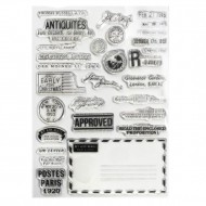 Sellos Elizabeth Craft Clear Stamps Correspondence From The Past 1