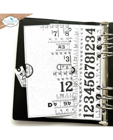 Sellos Elizabeth Craft Clear Stamps Measurements