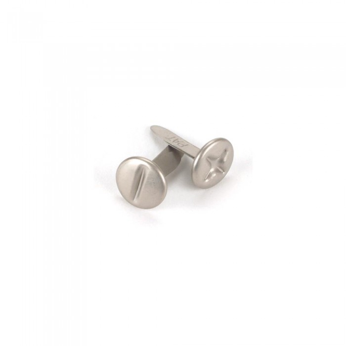 Brads Screw Heads - Pewter 25 unidades
