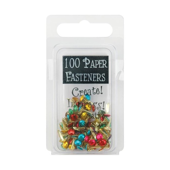 Brads Round - Metallic 100 unidades 3mm