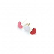 Brads Hearts - Red, White & Pink 50 unidades