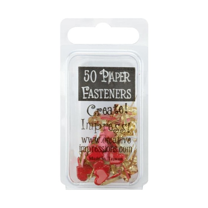 Brads Hearts - Red, White & Pink 50 unidades