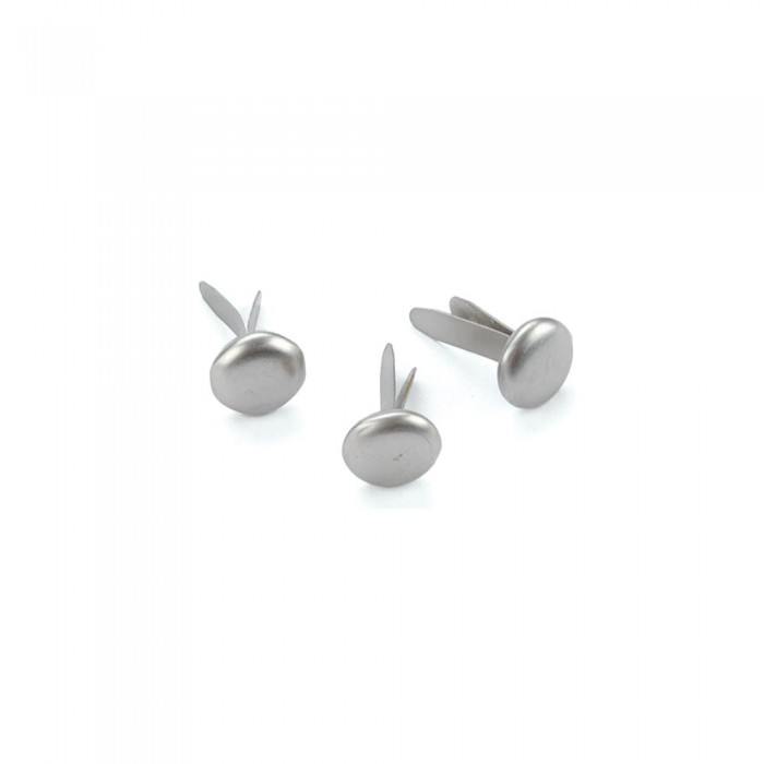 Brads Round - Pewter 50 unidades 7mm