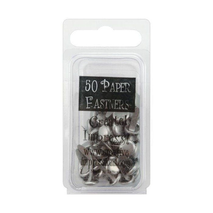 Brads Round - Pewter 50 unidades 7mm