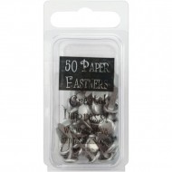 Brads Round - Pewter 50 unidades 7mm