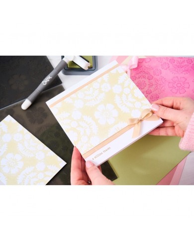 Carpeta de Embossing 3D Sizzix Floral Damask