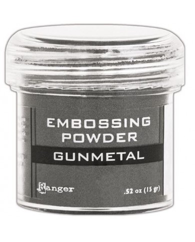 Polvo de Embossing Powder GUNMETAL Metal oscuro