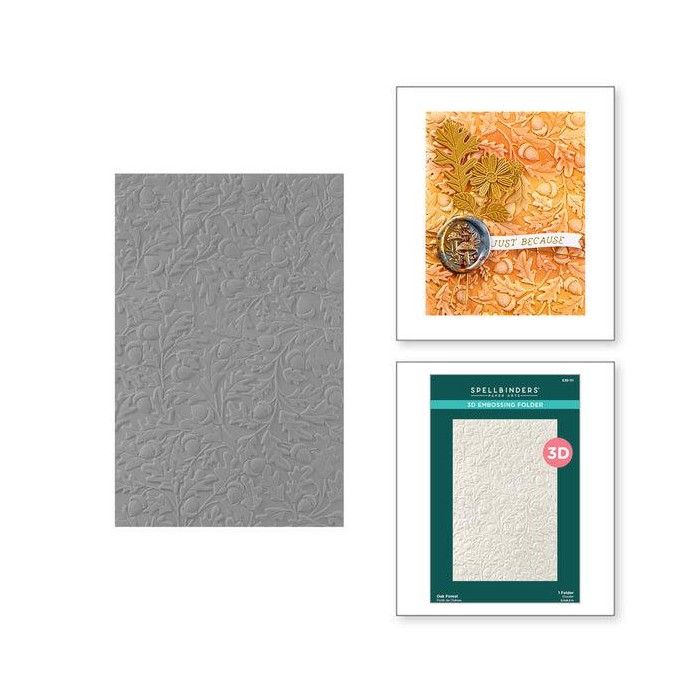 Carpeta de Embossing Falling Leaves Collection Oak Forest 3D E3D-111