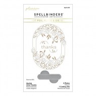 Glimmer Hot Foil Plate & Die Set from the Stylish Ovals Collection