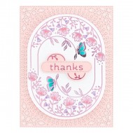 Glimmer Hot Foil Plate & Die Set from the Stylish Ovals Collection