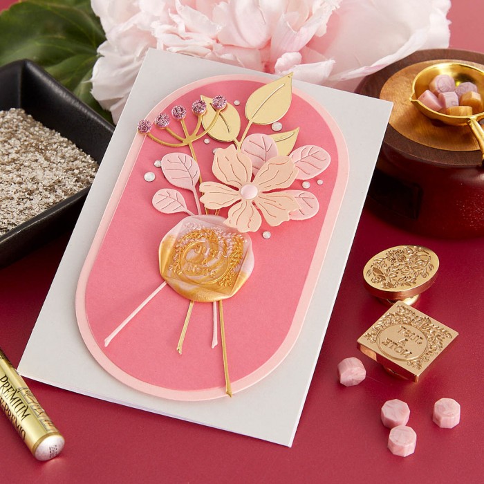 Hot Foil Plate & Die Set from the Sealed for Summer Collection