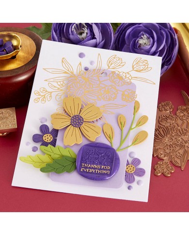 Hot Foil Plate & Die Set from the Sealed for Summer Collection