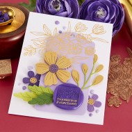 Hot Foil Plate & Die Set from the Sealed for Summer Collection
