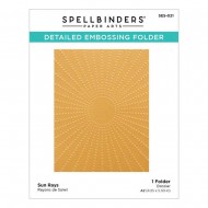 Carpeta de Embossing Spellbinders Embossing Folder Sun Rays