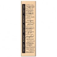Sello de madera SPECIAL AND PERFECT MOMENT Florileges FF211163