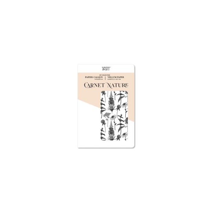 Kit papeles de calco A4 x 4 NATURE NOTEBOOK Florilegesdesign FDPC224005