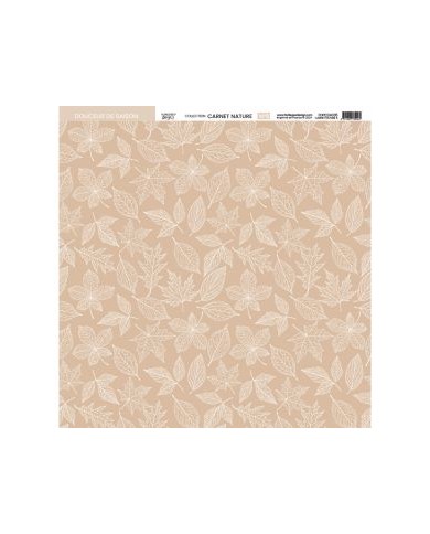 Colección de papeles 30x30 NATURE NOTEBOOK Florileges FDPI224011