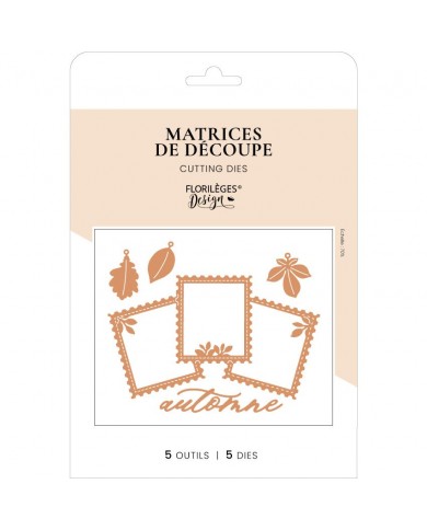 Troquel THREE STAMPS  NATURE NOTEBOOK Florileges FDD224006 Troquel THREE STAMPS  NATURE NOTEBOOK Florileges FDD224006