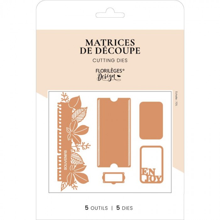 Troquel AUTUMN NOTEBOOK NATURE NOTEBOOK Florileges FDD224005