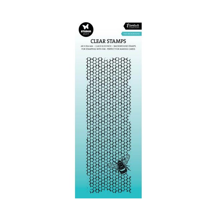 Sello Studio Light Essentials Clear Stamps Nr. 619, Hive Background
