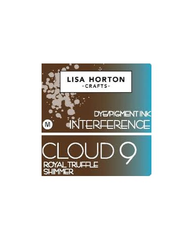 TINTAS Lisa Horton Crafts Interference Ink Pad - Royal Truffle Shimmer