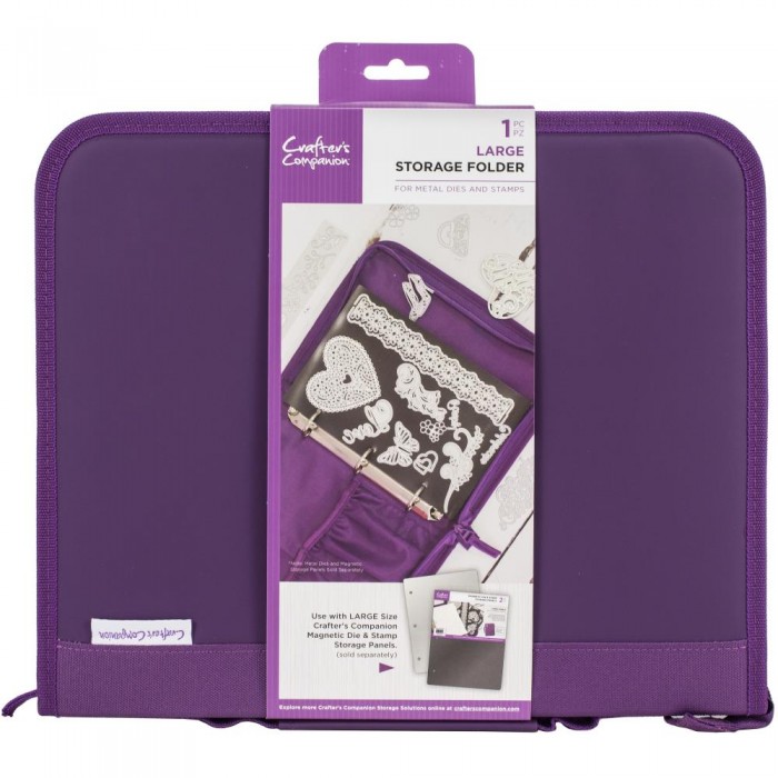 Carpeta para almacenamiento Large Size Crafter's Companion Stamp & Die Storage Folder
