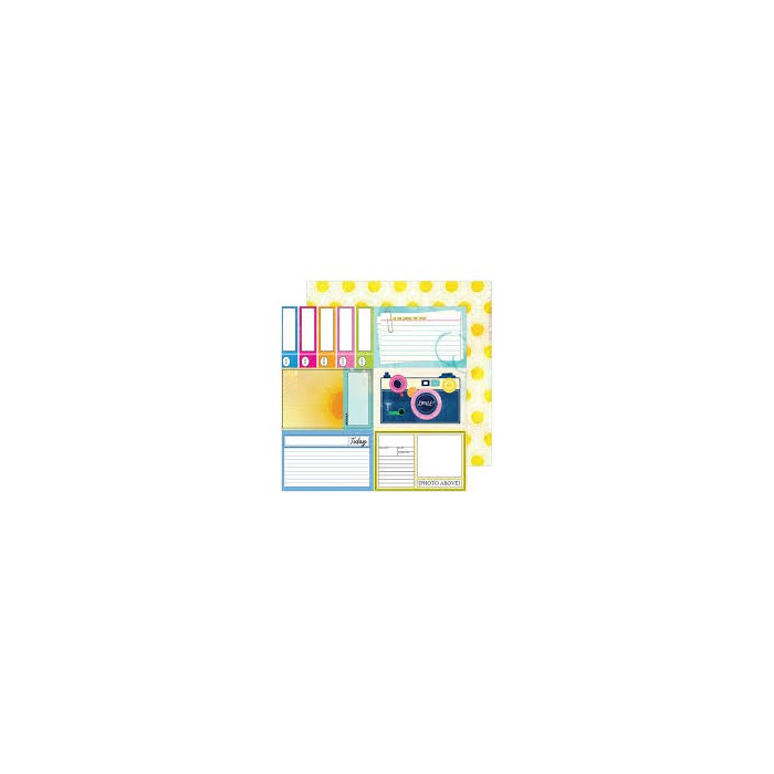 HOJA por unidad de 30x30cmts  Vicki Boutin Sweet Rush Collection(3403890)